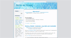 Desktop Screenshot of notesdevoyage.com